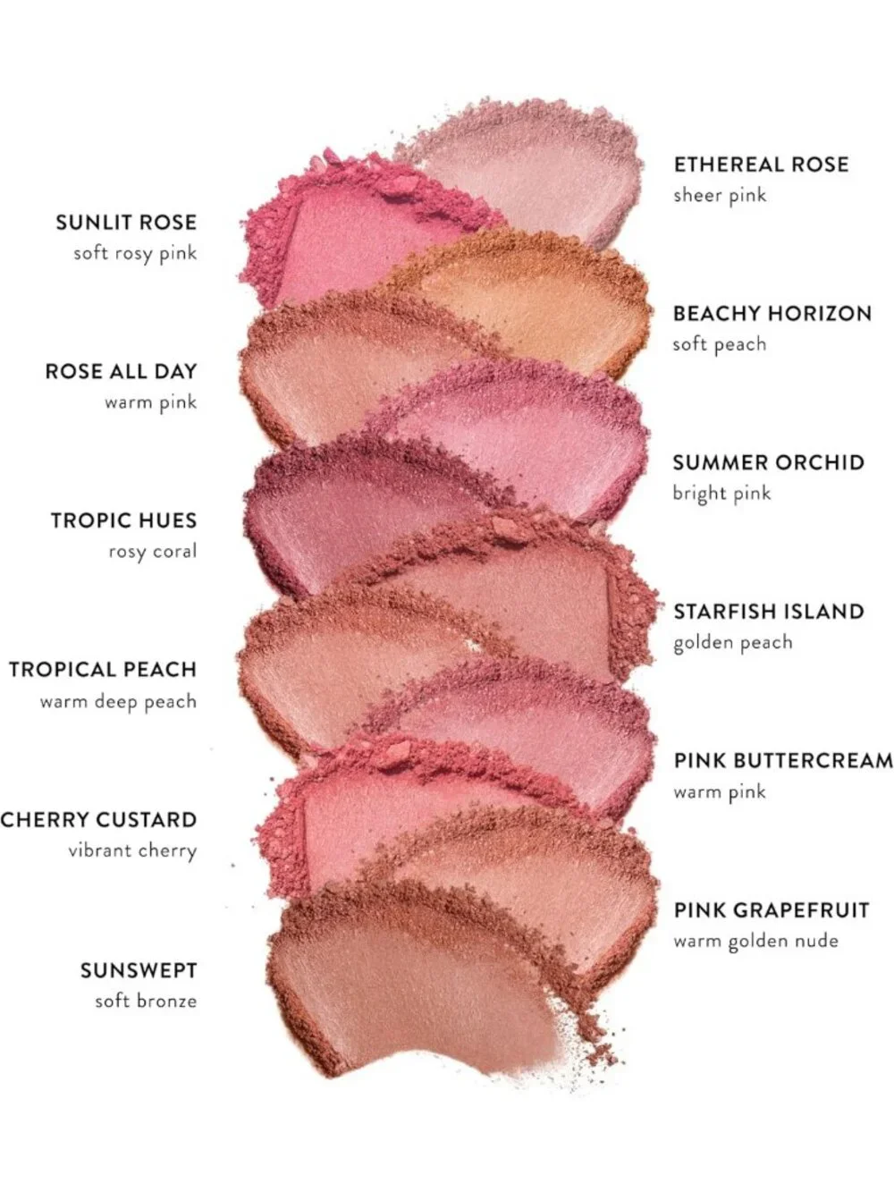 Baked Blush Powder - Tropic Hues, Radiant Color, Long-Lasting Glow, Vegan